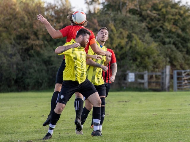 Freehouse B (yellow) V Fairfields. Picture by Alex Shute