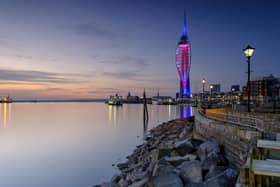 Sunset over Spinnaker Tower. Picture: julian_gazzard/Instagram