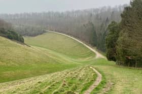 The approach into Arundel