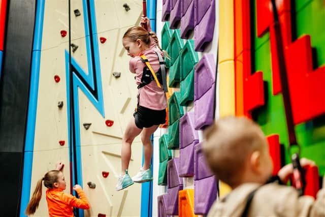 Clip 'N Climb at Mountbatten Leisure Centre