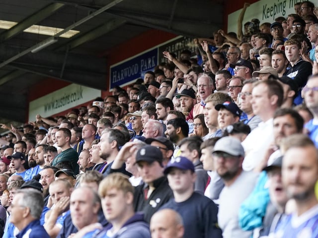 1,384 Pompey fans made the trip to Stevenage's Lamex Stadium.