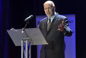 Michael Eisner addressed members of Pompey Supporters' Trust at the Portsmouth Guildhall in May 2017 ahead of buying the club. Pic: Neil Marshall