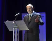 Michael Eisner addressed members of Pompey Supporters' Trust at the Portsmouth Guildhall in May 2017 ahead of buying the club. Pic: Neil Marshall