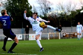 Ryan Pennery in action for Gosport Borough last season. Picture by Tom Phillips