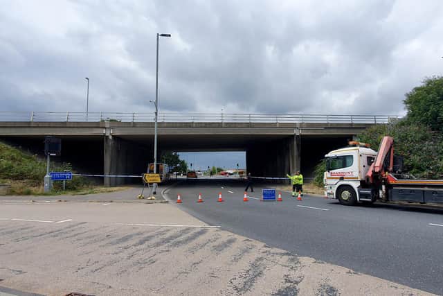 The M275 was closed following a fatal accident.
Picture: Habibur Rahman