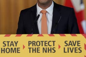 Chancellor Rishi Sunak during a media briefing in Downing Street. Pippa Fowles/Crown Copyright/10 Downing Street/PA Wire