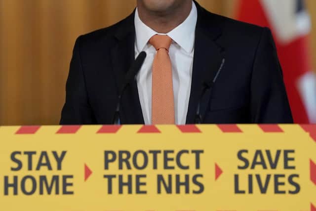 Chancellor Rishi Sunak during a media briefing in Downing Street. Pippa Fowles/Crown Copyright/10 Downing Street/PA Wire