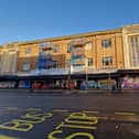 Scaffolding has been erected as work continues at the former Debenhams in Southsea's Palmerston Road.