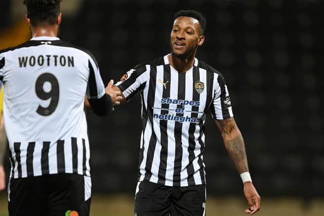 Former Pompey striker Wes Thomas is currently at Notts County.  Picture Michael Regan/Getty Images