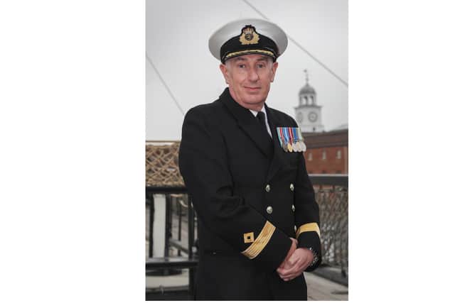 Commodore David Eagles, head of the Royal Fleet Auxiliary Service