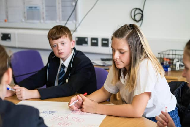 Castle View Academy pupils.