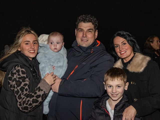 Pictured - The Clarke and Mills families Photos by Alex Shute