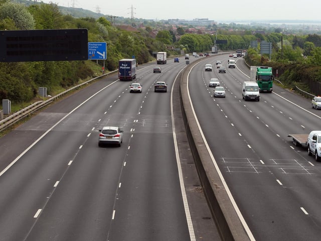 Motorists are facing severe on the M27. Picture: Chris Moorhouse