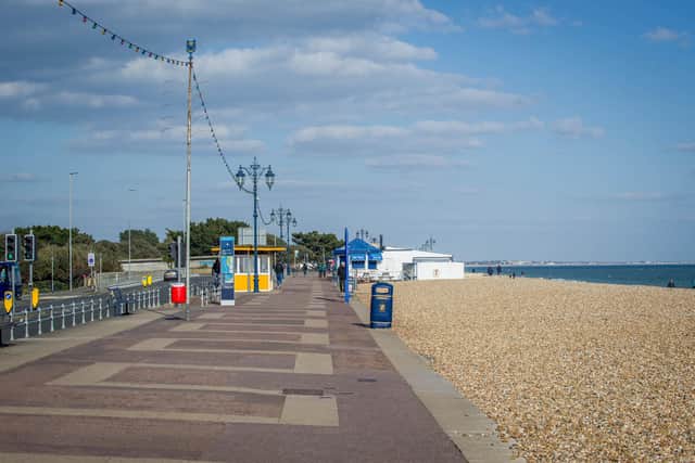 View near South Parade Pier on 31 March 2020. Picture: Habibur Rahman