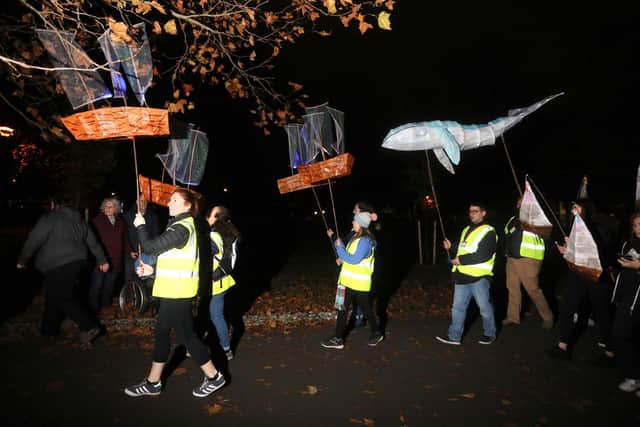 The lantern parade Picture: Sam Stephenson