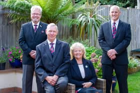 Colin Rattley, Graham Lant with his wife Sue Lant and Andrew Coombes in Hilsea, Portsmouth
Picture: Habibur Rahman