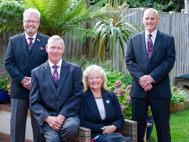 Colin Rattley, Graham Lant with his wife Sue Lant and Andrew Coombes in Hilsea, Portsmouth
Picture: Habibur Rahman