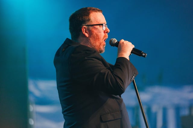 Pictured: Comedian Frankie Boyle performing at Big Top Comedy and Cabaret tentPicture:Marcin Jedrysiak