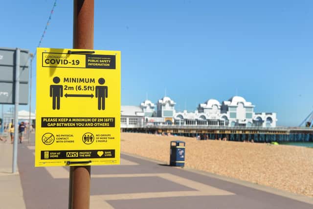 Southsea seafront. Picture: Sarah Standing (210520-8820)