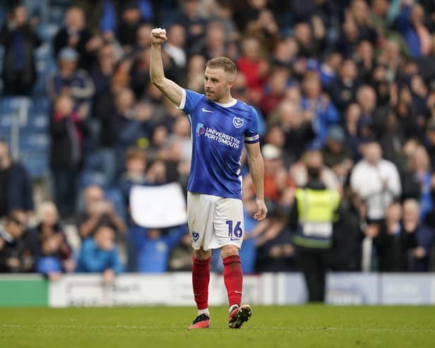 Pompey boss John Mousinho believes Joe Morrell is in the form of his career. Pic: Jason Brown.