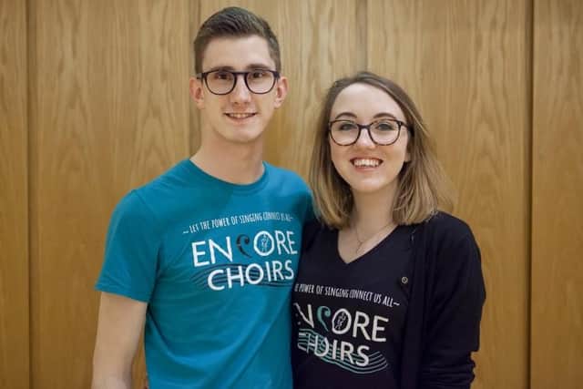 Encore Choirs, based in Petersfield and Farnham, are run by Portsmouth resident Josh Robinson and his fiancee Gemma Ford