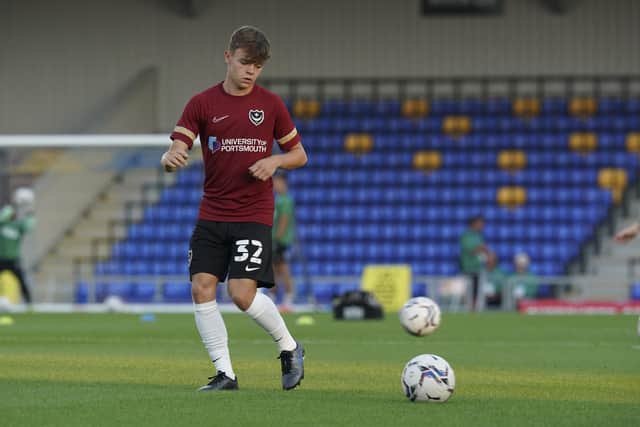 Academy first-year scholar Adam Payce makes his Pompey bow against Crystal Palace Under-21s tonight. Picture: Jason Brown/ProSportsImages