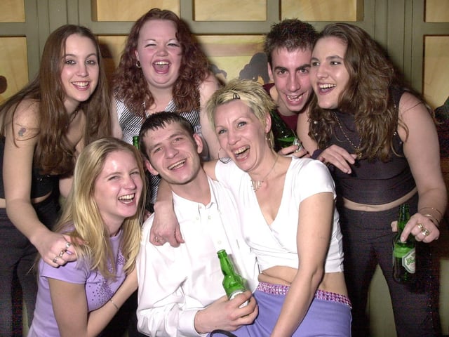 Revellers enjoying their Friday night clubbing at Prague Junction nightclub, Station Approach, Fareham. Picture: Michael Scaddan
