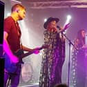 Ed Clarke, Lindsey Bonnick and Chloe Josephine of Brave Rival at The Wedgewood Rooms