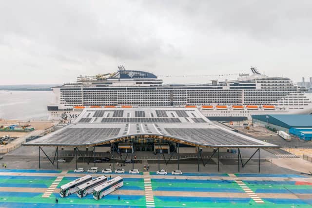 Associated British Ports' new flagship terminal at Western Docks in Southampton, built by Denmead-based construction firm Brymor Construction.