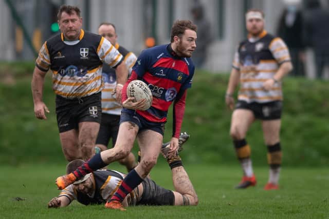 Sam Masters bagged four tries in US Portsmouth's crushing victory at Romsey Picture: Keith Woodland