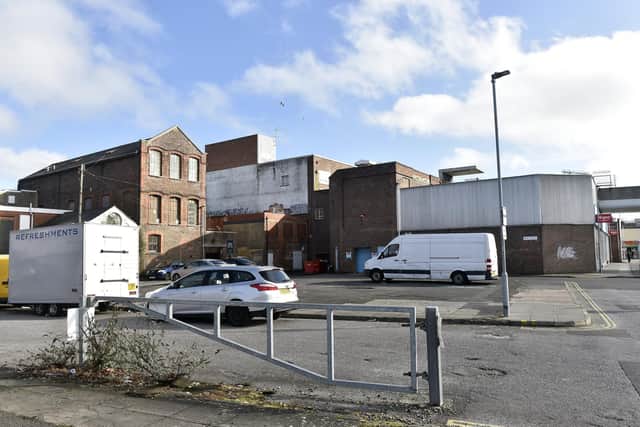 Pye Street in Portsmouth - one of the areas that Historic England is worried about 
Picture: Sarah Standing (210323-1444)
