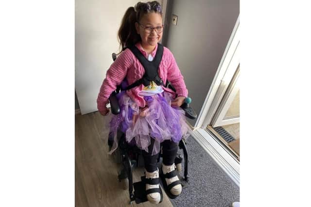 Dan Tolfrey, 33, from Portsmouth is running the Southampton half-marathon on November 12, 2023, to raise money for Malaya Rose, nine, who has cerebral palsy