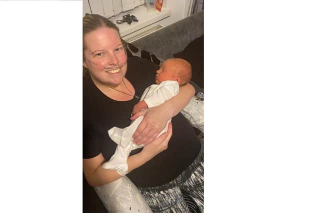 Louise Read from Havant contracted Covid while pregnant with her fifth child Ollie. She had to have an emergency Caesarean at St Richard's Hospital in Chichester and be put into an induced coma after problems during the birth.

Submitted October 2021