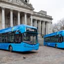 The first of the 62 new electric buses are out on the roads in the Portsmouth area. Picture: Mike Cooter