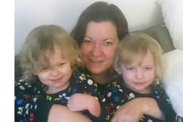 Kelly, Ava and Lexi Needham. Picture: Sussex Police