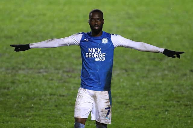 Peterborough striker Mo Eisa Picture: David Rogers/Getty Images