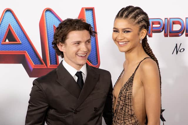 (L-R) Tom Holland and Zendaya attend the Los Angeles premiere of Sony Pictures' 'Spider-Man: No Way Home'. Picture: Emma McIntyre/Getty Images