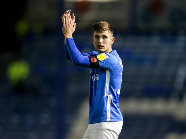 Pompey youngster Alfie Bridgman