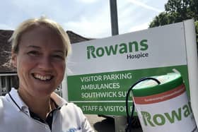 Natalie and her team at Physio-logical have raised £7,000 for the Rowans Hospice.