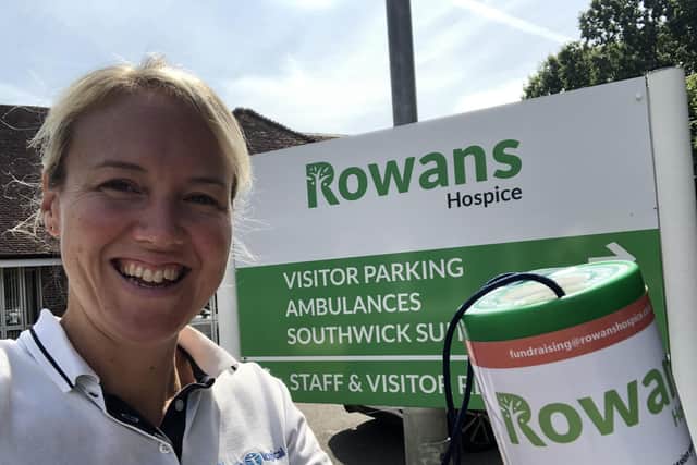 Natalie and her team at Physio-logical have raised £7,000 for the Rowans Hospice.