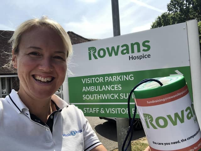 Natalie and her team at Physio-logical have raised £7,000 for the Rowans Hospice.