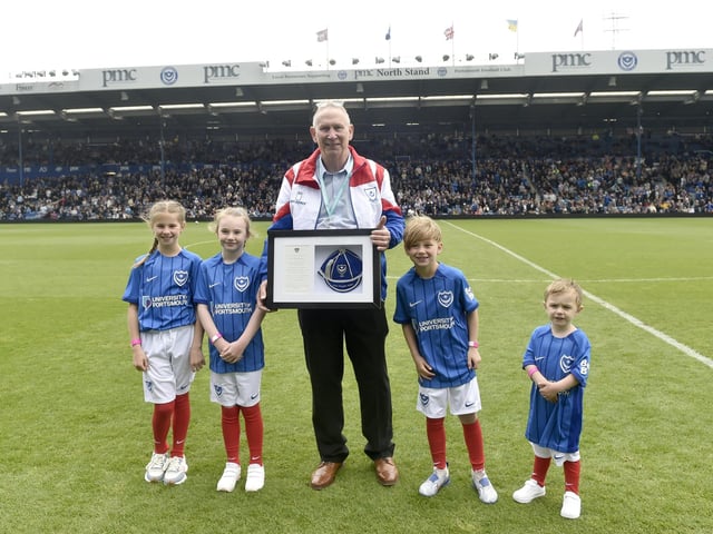 Pompey Legends v Alan Knight Celebrity XI in a charity fundraising match at Fratton Park on Bank Holiday Monday. Picture: Sarah Standing (050525-2788)