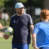 US Portsmouth boss Tom Grice, left. Picture: Keith Woodland (170721-5)