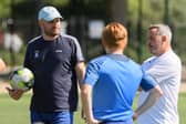 US Portsmouth boss Tom Grice, left. Picture: Keith Woodland (170721-5)