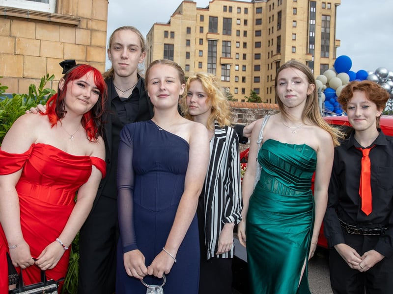 Portsmouth Academy held their prom at the Queens Hotel in Southsea on Wednesday evening.Pictured - Students arriving at their Prom at the Queens Hotel in Southsea
