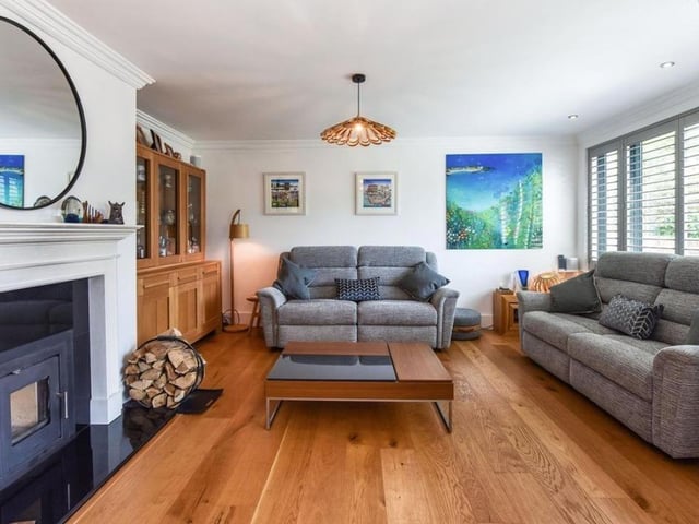 The listing says: "We are proud to present to the sales market, Rhue Cottage. This exceptional five bedroom detached property is situated on Hollow Lane, Hayling Island and offers an abundance of off road parking and some of the best energy efficiency we have seen."