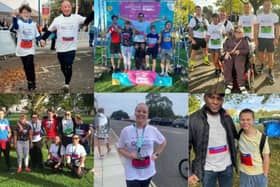 Some of the people that took part in The Great South Run for Enable Ability