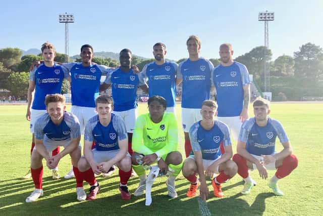 Pompey's new-look group is coming together as a unit.