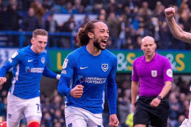 It would take a ‘significant bid’ to prize Marcus Harness away from Pompey this January.   Picture: Stephen Flynn/ProSportsImages
