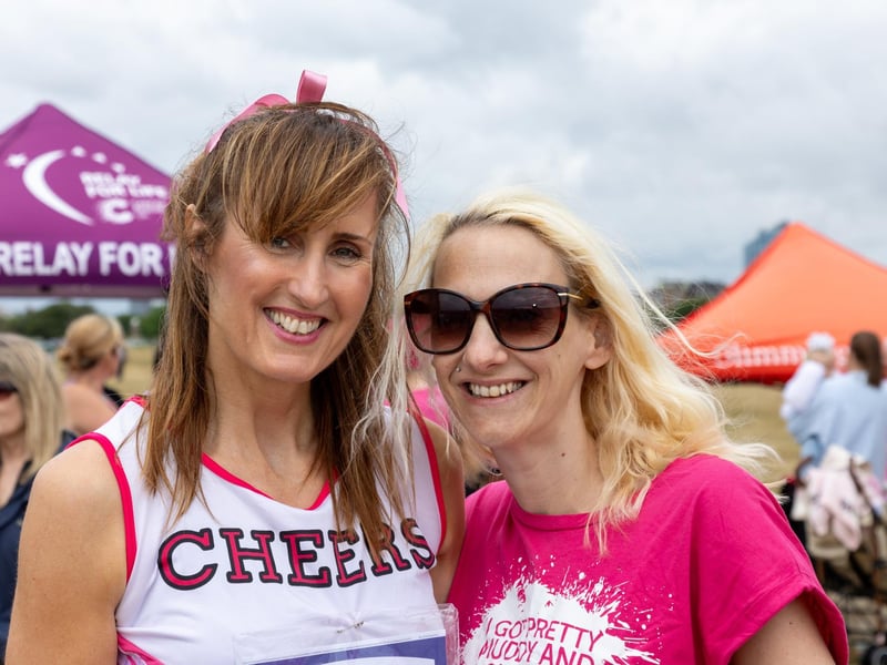 Race for Life Pretty Muddy took place on Saturday morning on Southsea Common as children and adults took on the obstacle course race.

Pictured - Friends Feleena Elkington and Sam Chivers

Photos by Alex Shute